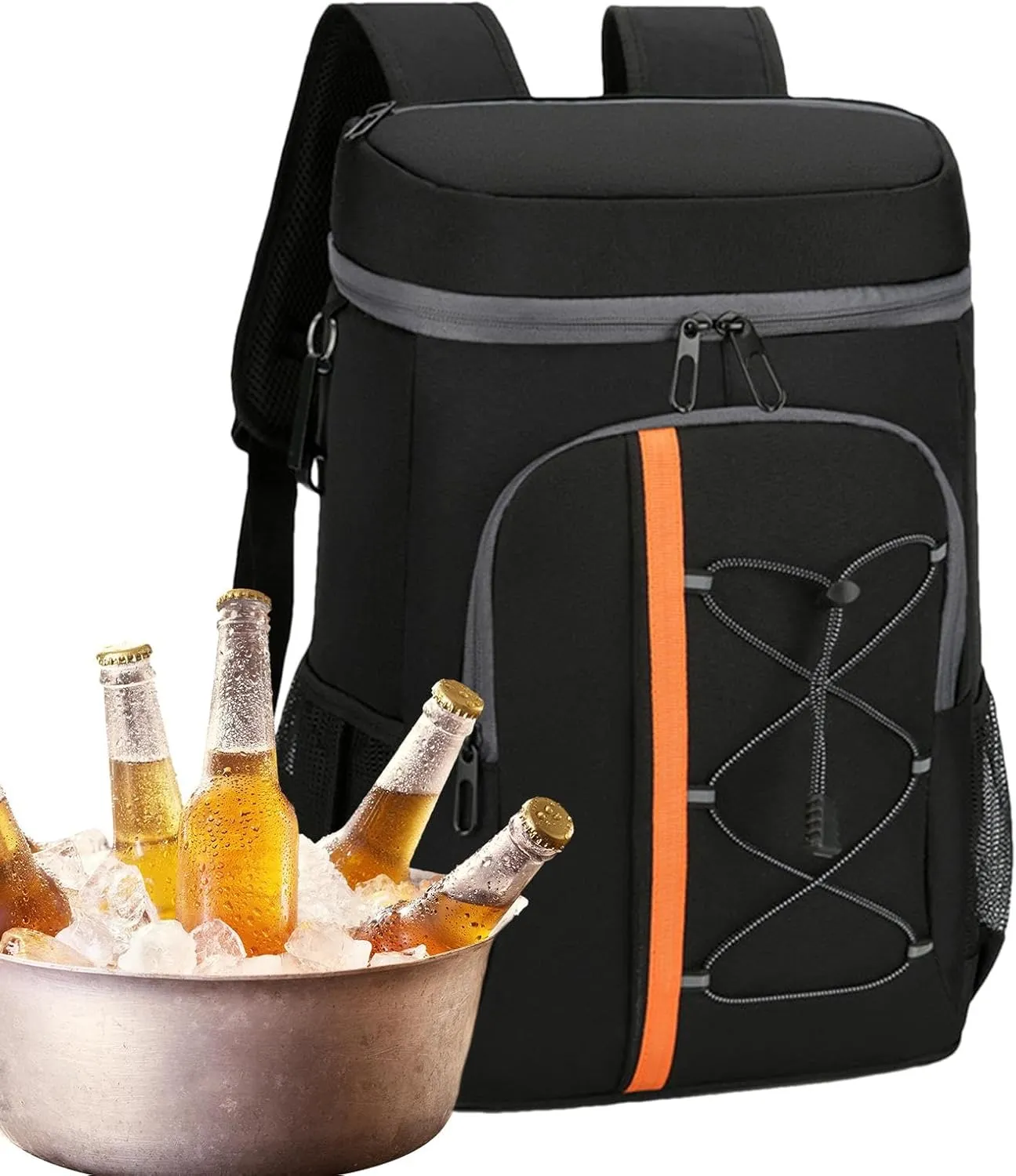 Insulated Bookbag - Thermal Lunch Backpack, Cooler Travel Backpack | Stylish And Practical Insulated Bookbag With Cooler Compartment, Feature Durables Fabric And Ample Storage For Food Hiking Shopping