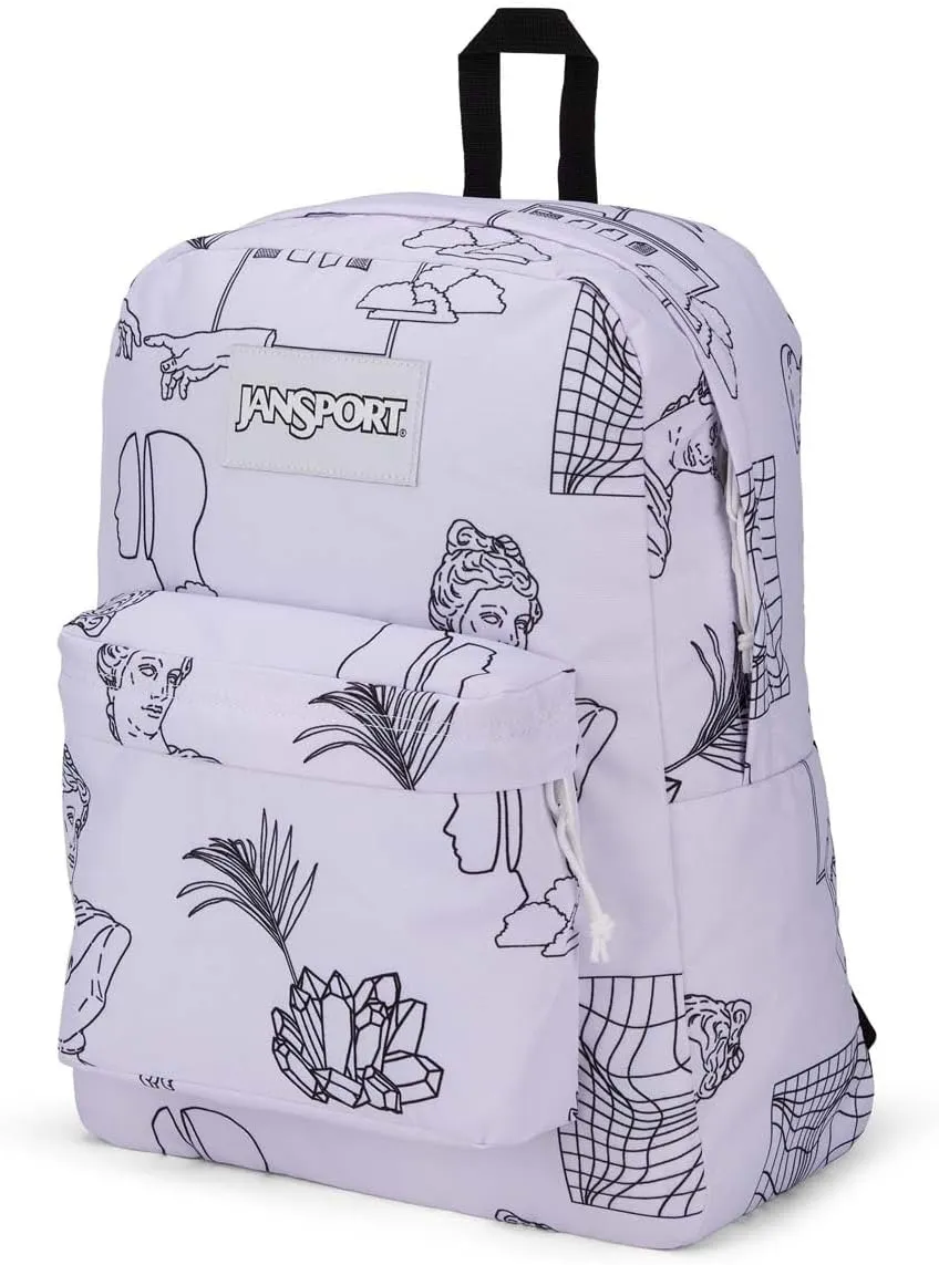 JanSport SuperBreak Backpack - Durable, Lightweight Premium Backpack - Color Me Vaporwave