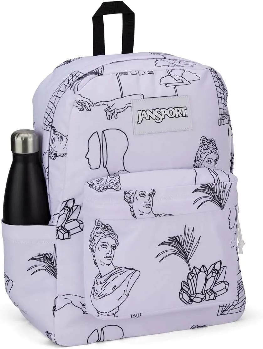 JanSport SuperBreak Backpack - Durable, Lightweight Premium Backpack - Color Me Vaporwave