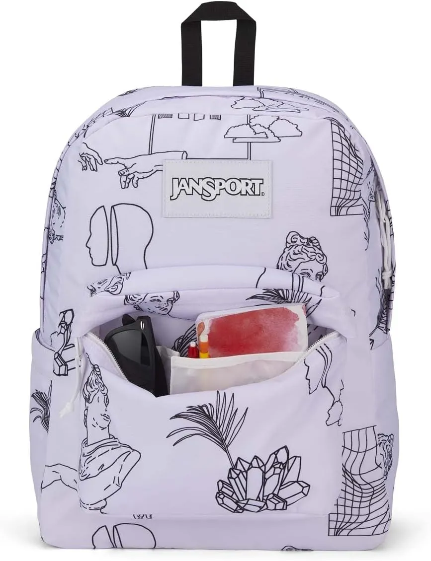JanSport SuperBreak Backpack - Durable, Lightweight Premium Backpack - Color Me Vaporwave
