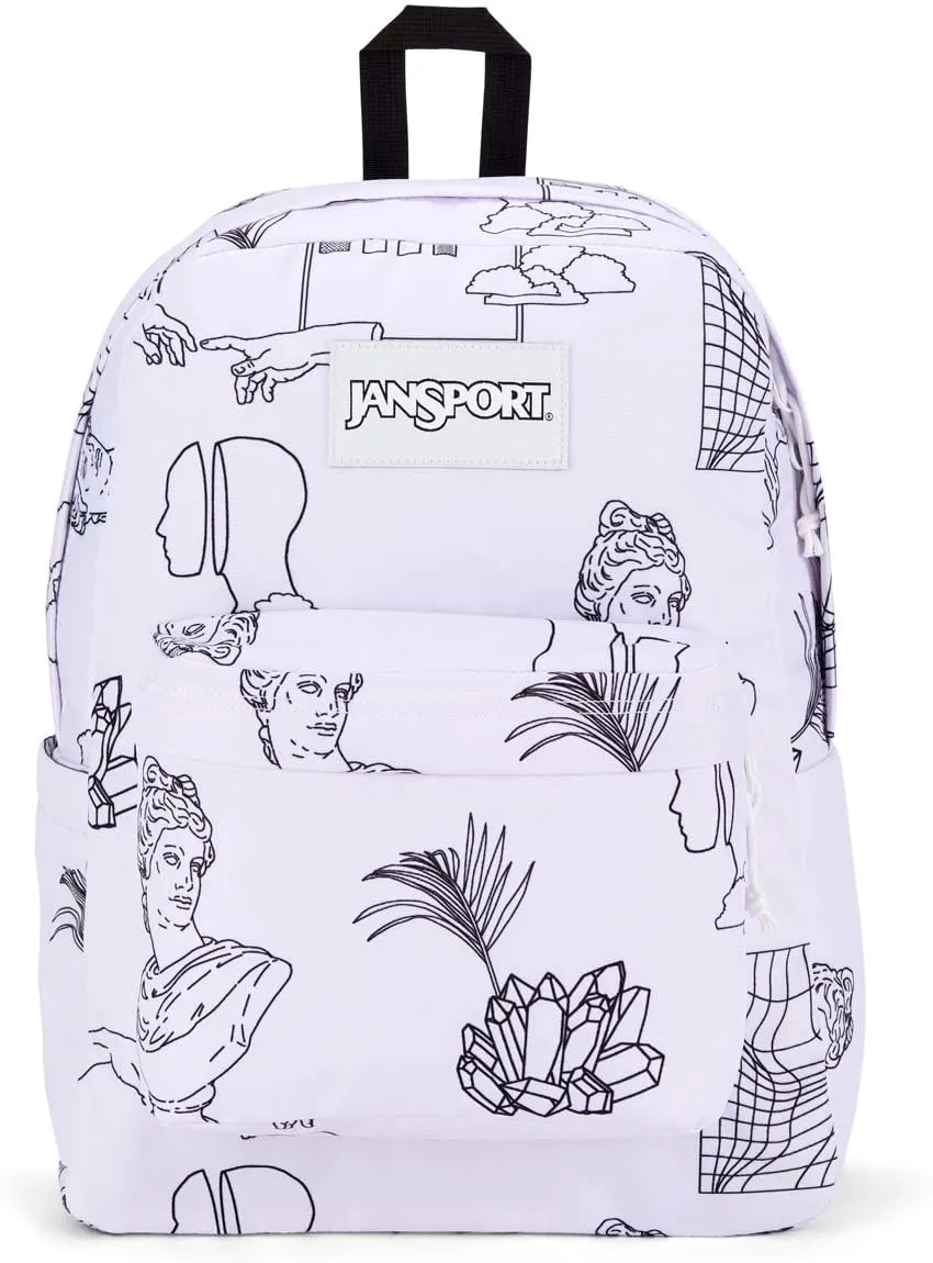 JanSport SuperBreak Backpack - Durable, Lightweight Premium Backpack - Color Me Vaporwave