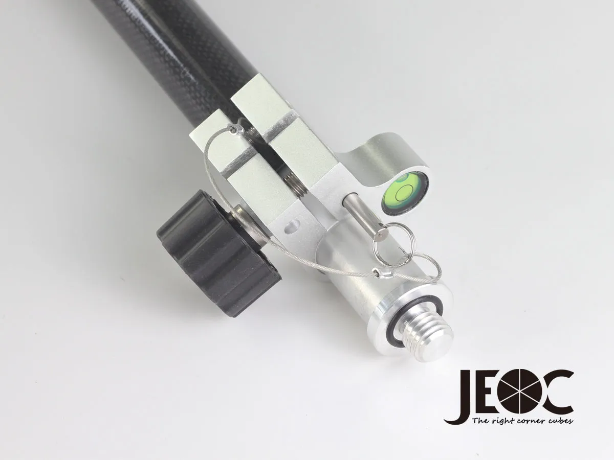 JEOC Universal Telescopic Carbon Fiber RTK/GPS Pole for Trimble and Topcon Systems, 220cm