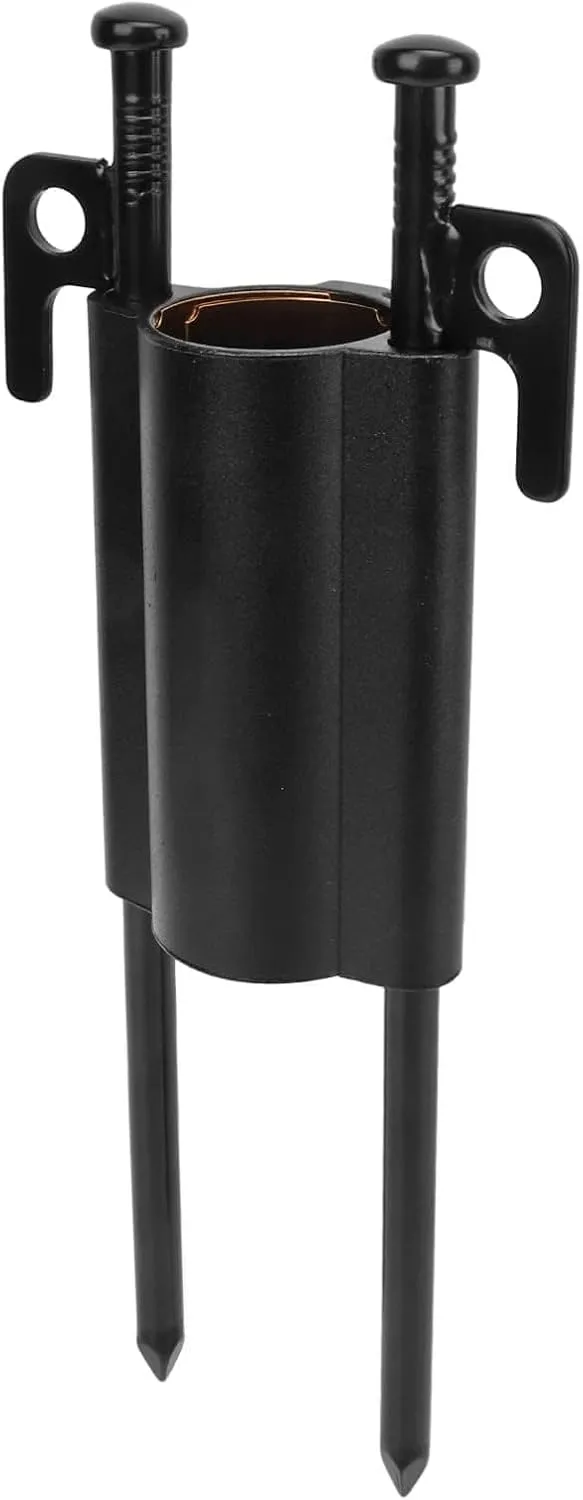 JEOZBM Camping Tent Rod Holders, Reinforced Windproof Canopy Pole Fixer, Portable Tent Fixed Tube Pole Stand for Camping Fishing Barbecue