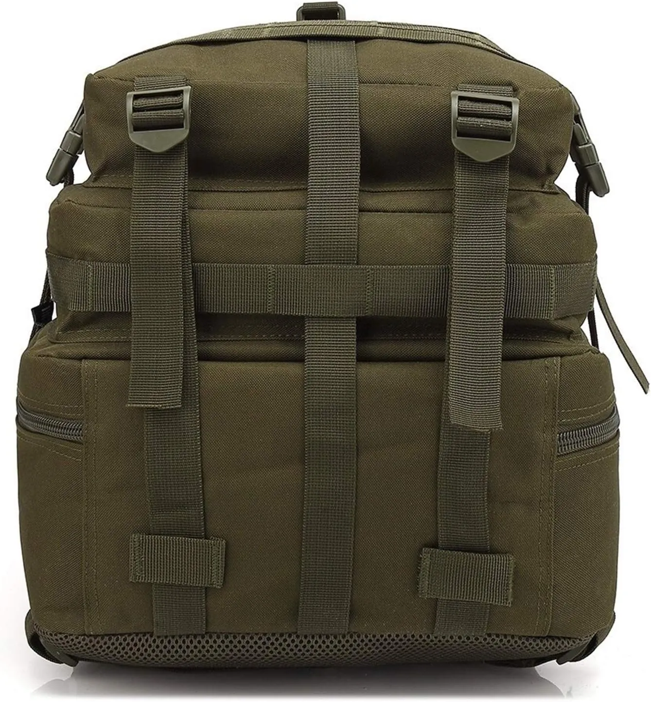 Jungle Leopard 50L Nylon Waterproof Trekking Fishing Hunting Bag Backpack Outdoor Military Rucksacks Tactical Sports Camping Hiking (Color : TBP001-Red)