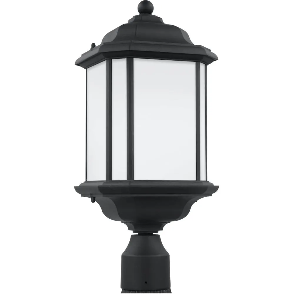 Kent Black LED Outdoor Post Lantern