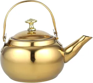 Kettle with Infuser, Camping Coffee & Tea Pots, Stove Teapot, Household Stainless Steel Teapot(18CM)