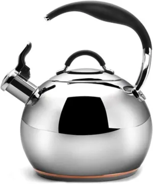 Kettle,Tea Kettle, Tea Pots for Stove Top Water Kettle Stainless Steel and Anti-Hot Handle, with Mirrored Look, Compatible on All Stovetops Quick Boil Kettle-3.1L