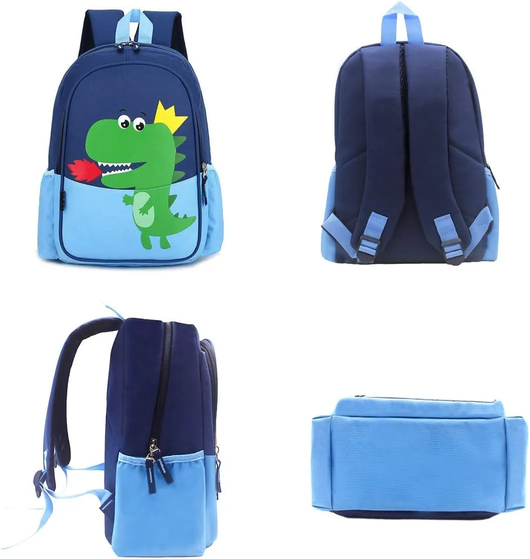 Kids Preschool Kindergarten Backpack Lightweight Cool Cute Cartoon Travel Backpack With Lunch Bag For Boys Girls