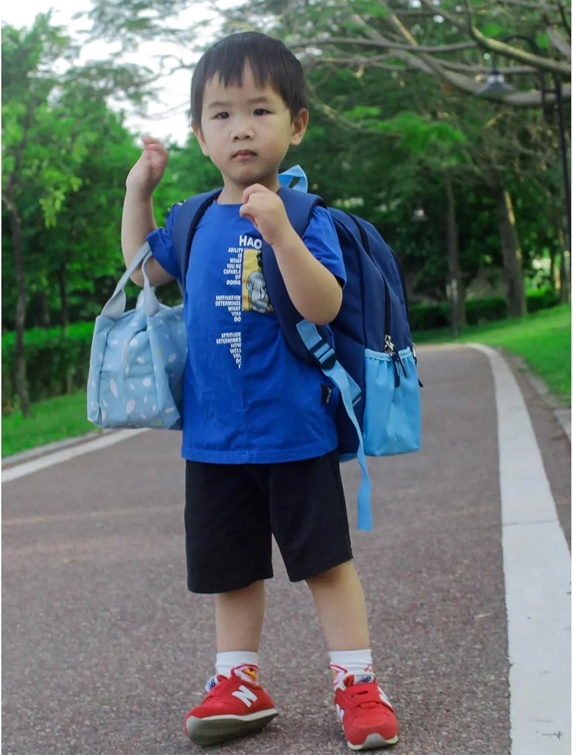 Kids Preschool Kindergarten Backpack Lightweight Cool Cute Cartoon Travel Backpack With Lunch Bag For Boys Girls