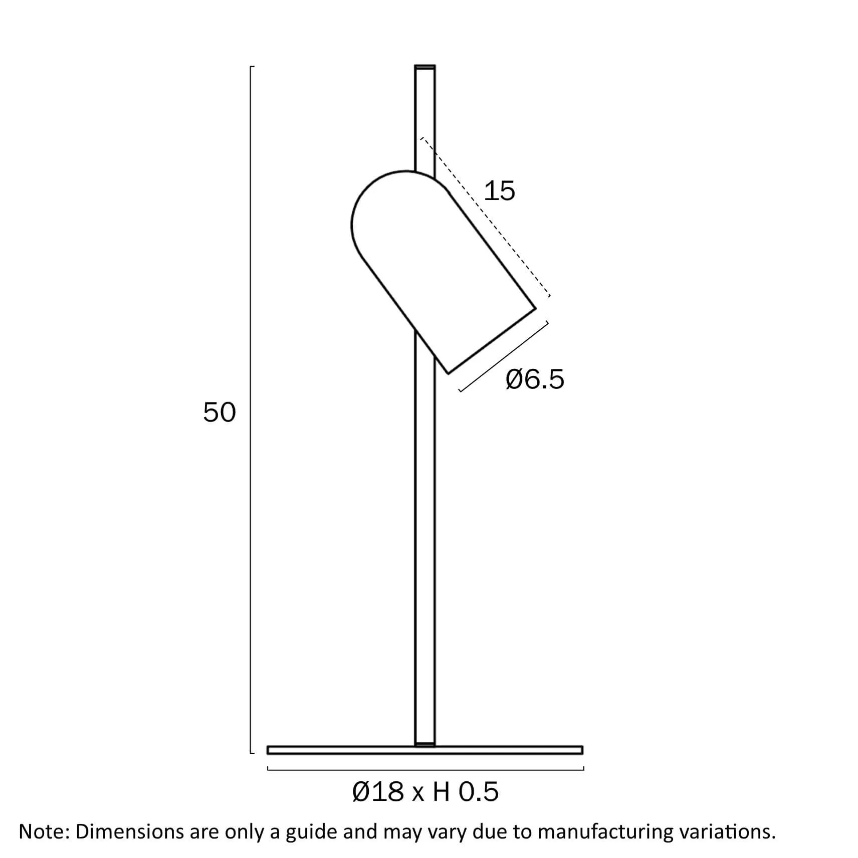 KINDLE: Black Table Lamp with Adjustable Shades