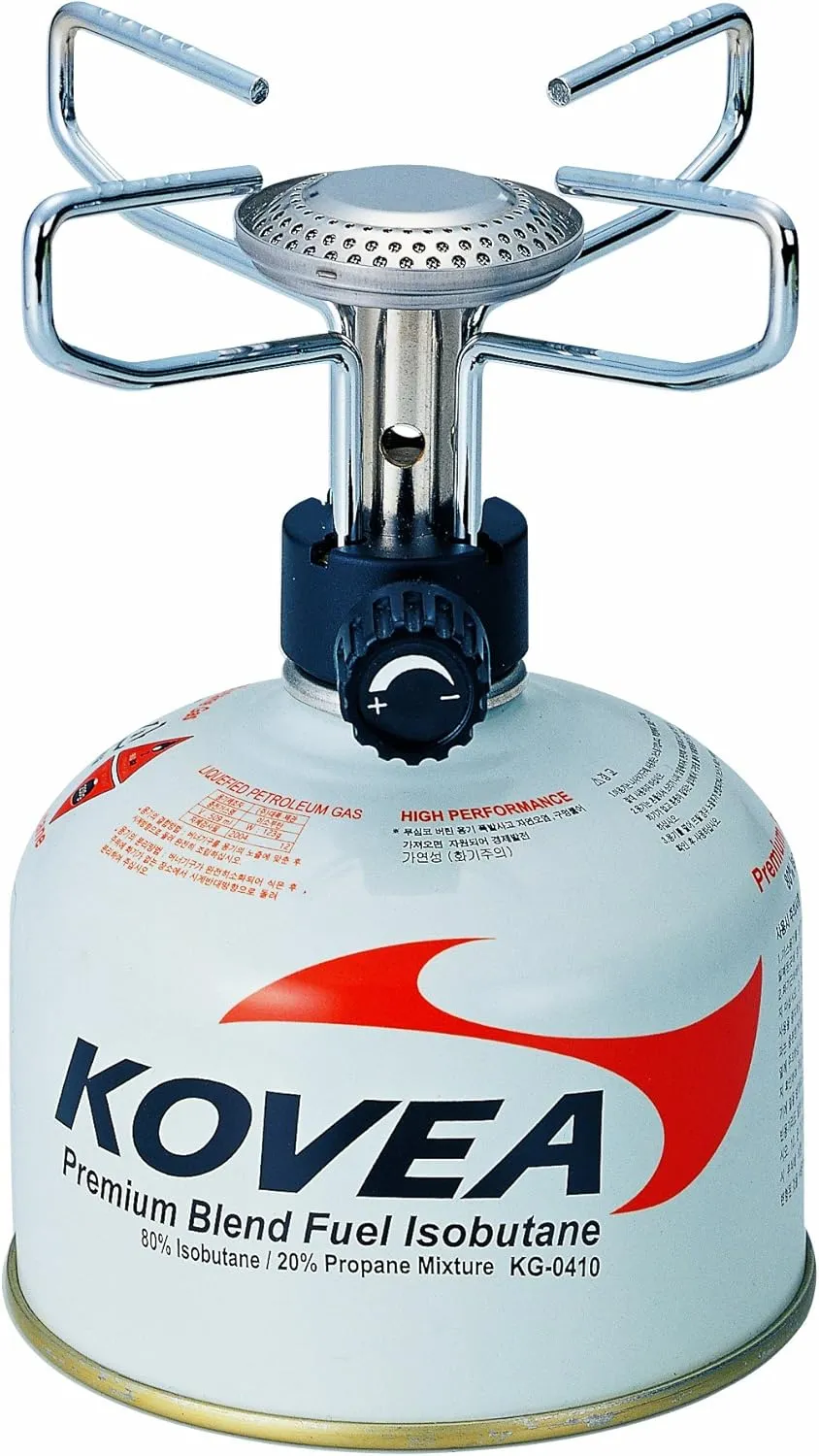 Kovea Backpackers Camping Stove, Small, Silver