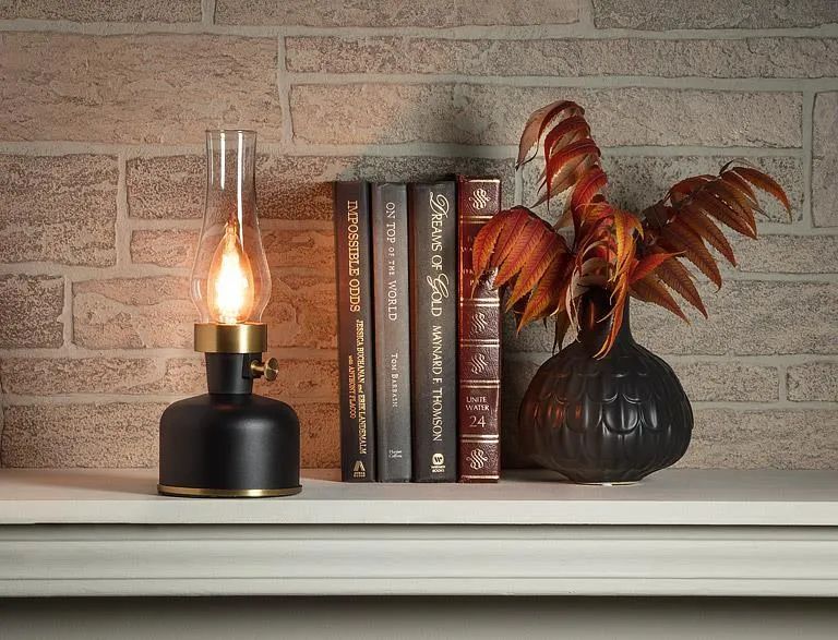 Lantern LED Lamp | Black