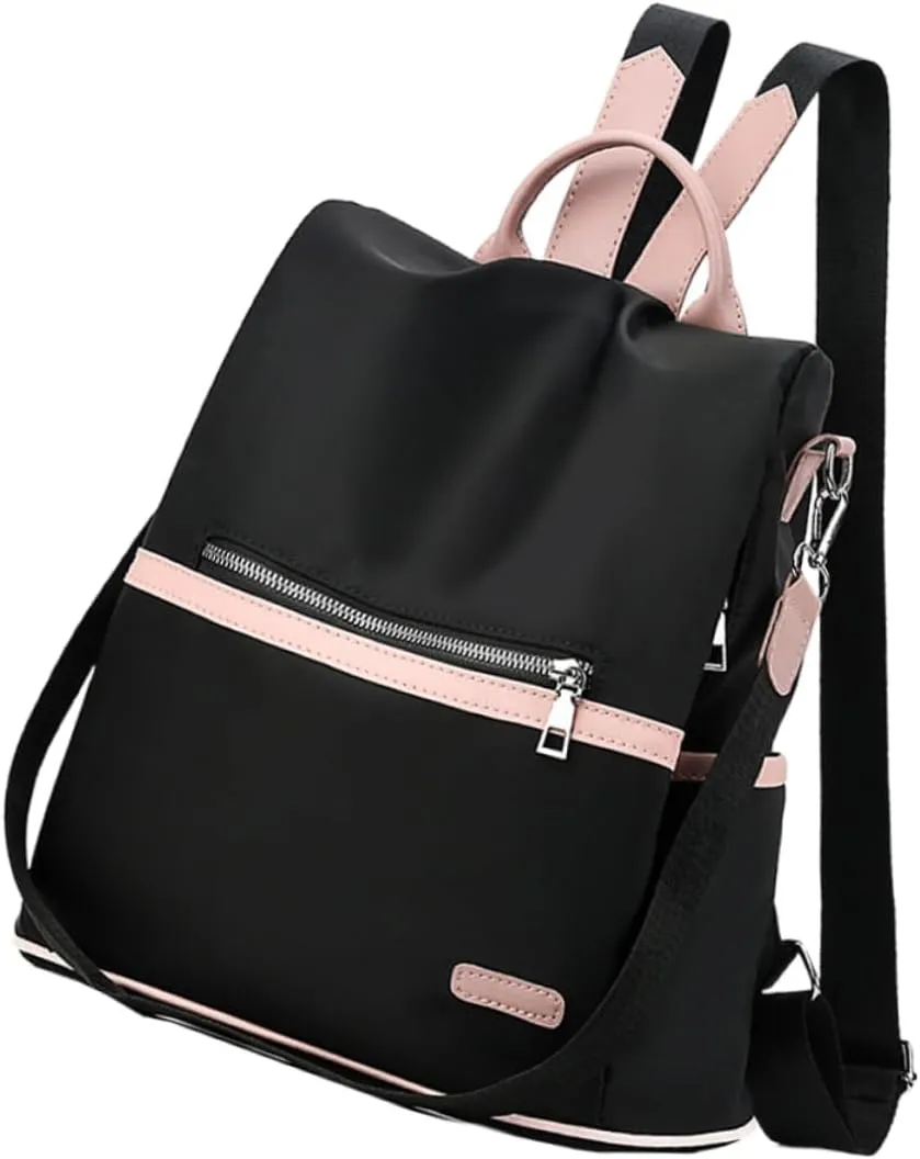 Large Capacity Backpack Casual Travel Bag Multi Function Schoolbag with Replacement Shoulder Strap for Black