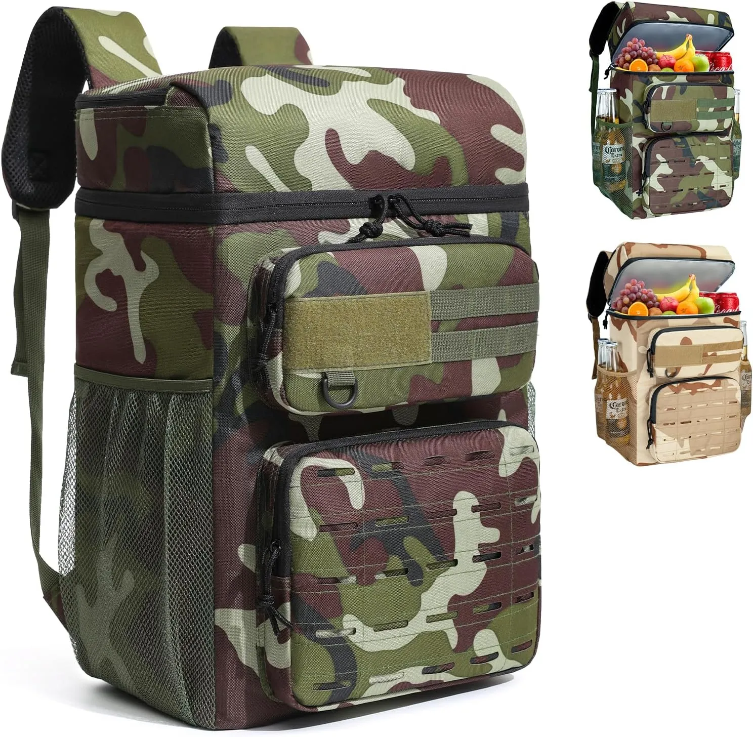 Large Cooler Backpack, Insulated Leak Proof Waterproof Travel Bag, Portable Lightweight Beach Camping Lunch Backpack for Men and Women