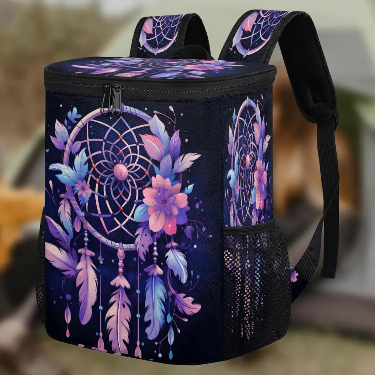 Large Insulated Cooler Backpack, Leak Proof Backpack 30 Cans, Cooler Bag for 12h Hot/Cold Retention