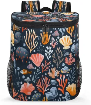 Large Insulated Cooler Backpack, Leak Proof Backpack 30 Cans, Cooler Bag for 12h Hot/Cold Retention