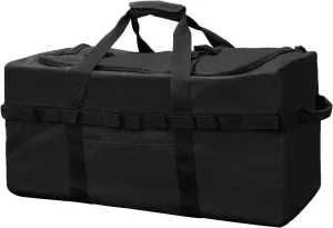 Large Military Duffle Bag Tactical Camping Storage Utility Tote Bag Camping Kitchen Organizer with Deployment Cargo Bag Travel Sports Equipment (Black, Large 31.5"x17.72"x17.72")