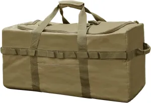 Large Military Duffle Bag Tactical Camping Storage Utility Tote Bag Camping Kitchen Organizer with Deployment Cargo Bag Travel Sports Equipment (Khaki, Medium 25.59"x13.78"x13.78")