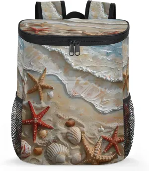 Large Waterproof Insulated Cooler Backpack, Leak Proof Backpack 30 Cans, Lightweight Cooler Bag for Camping