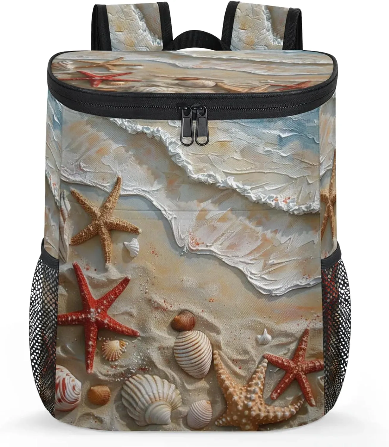Large Waterproof Insulated Cooler Backpack, Leak Proof Backpack 30 Cans, Lightweight Cooler Bag for Camping