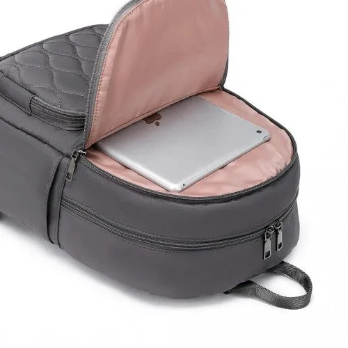 LB2250 - Miss Lulu Casual Lightweight Ladies Backpack - Grey