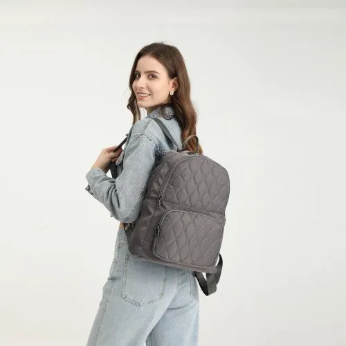 LB2250 - Miss Lulu Casual Lightweight Ladies Backpack - Grey