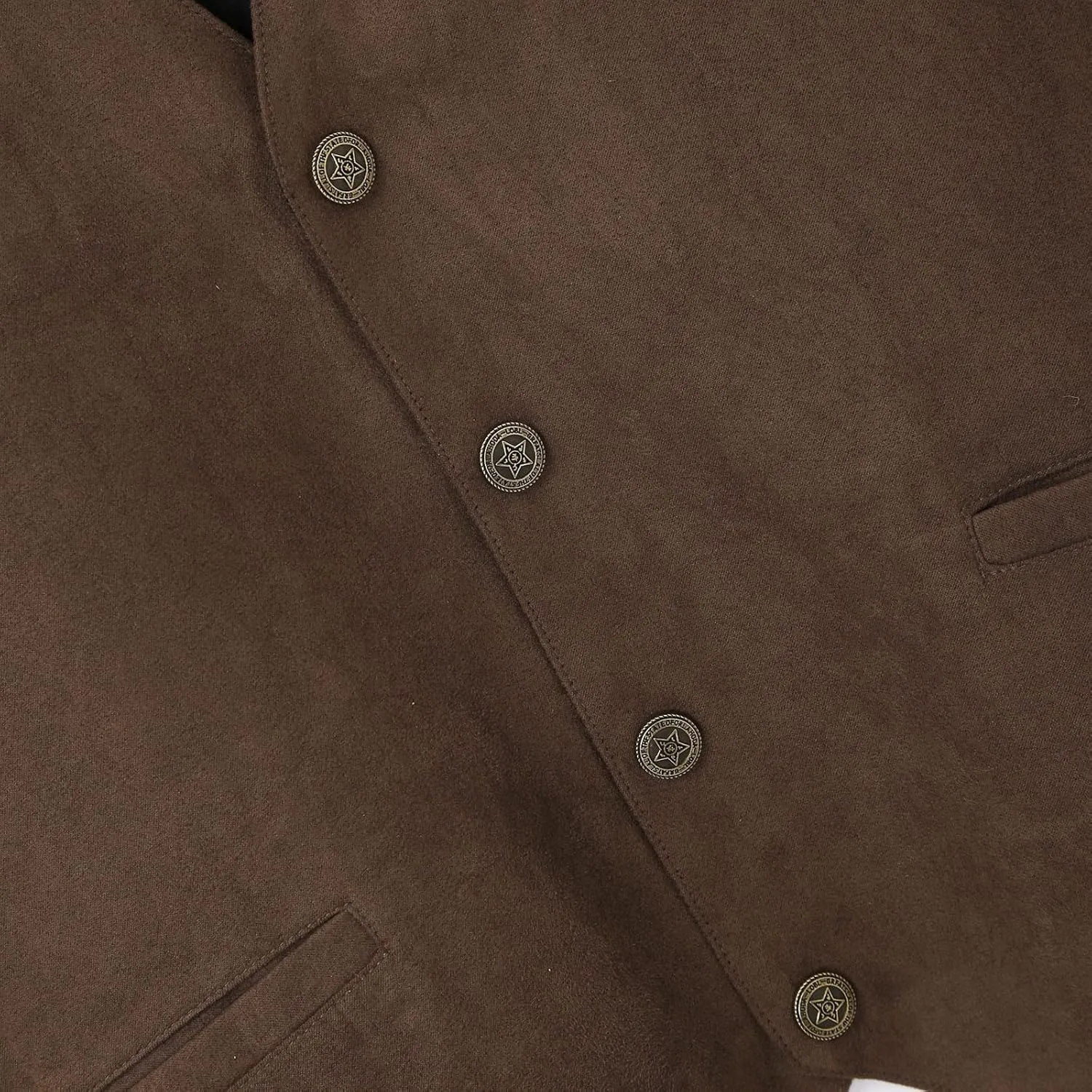 LCMTWX Black Vest Men V Neck Pocket Retro Color Vest Blouse With Button Utility Vest Men Mens Blazer Men Tux Chaleco Para