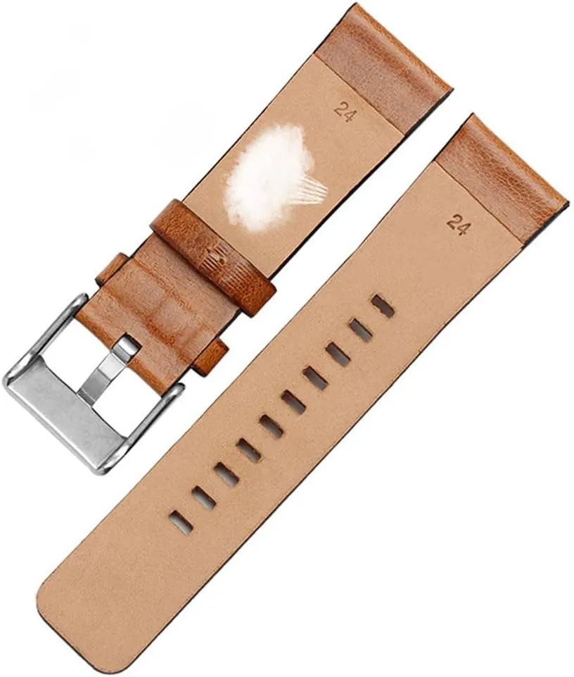 Leather Bracelet for diesel DZ7406 DZ7408 DZ4476 DZ4343 Strap Brown Strap 22mm 24 26mm Vintage Watch Strap