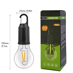 LED Camping Lantern - Portable, Waterproof, Rechargeable Outdoor Light