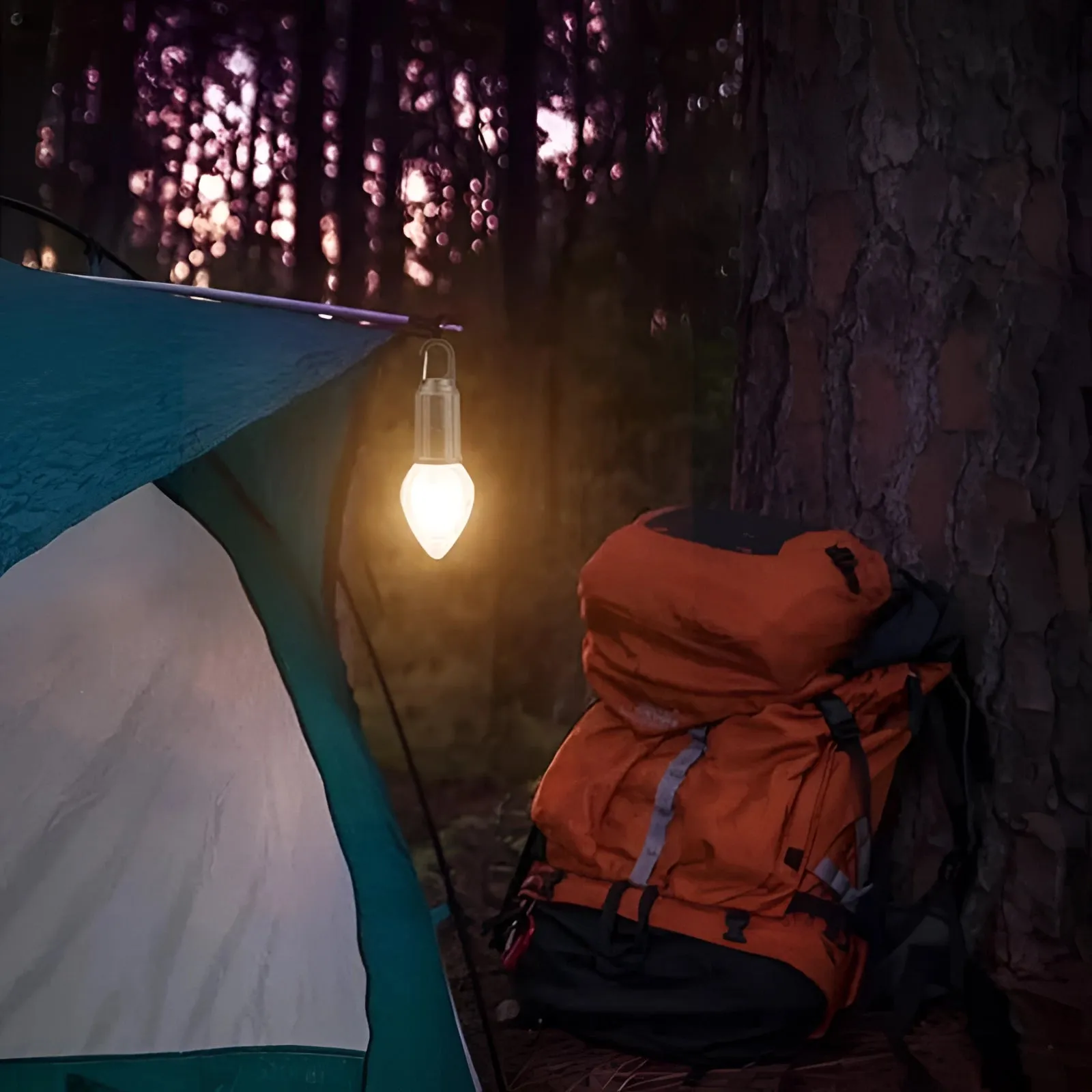LED Camping Lantern - Portable, Waterproof, Rechargeable Outdoor Light
