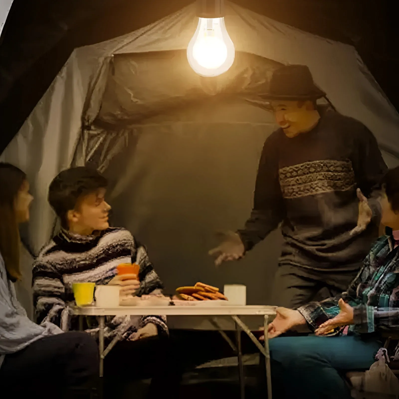 LED Camping Lantern - Portable, Waterproof, Rechargeable Outdoor Light