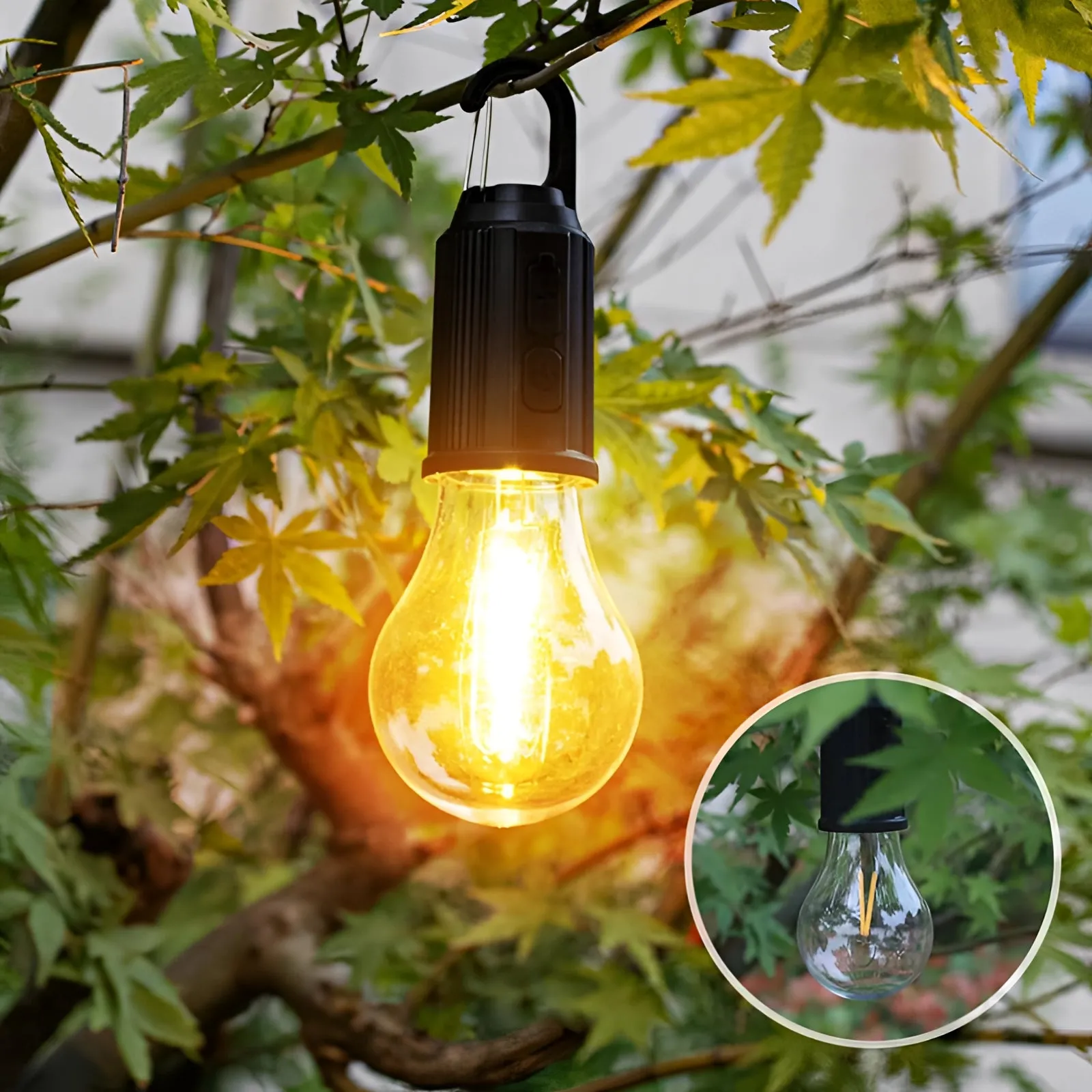 LED Camping Lantern - Portable, Waterproof, Rechargeable Outdoor Light