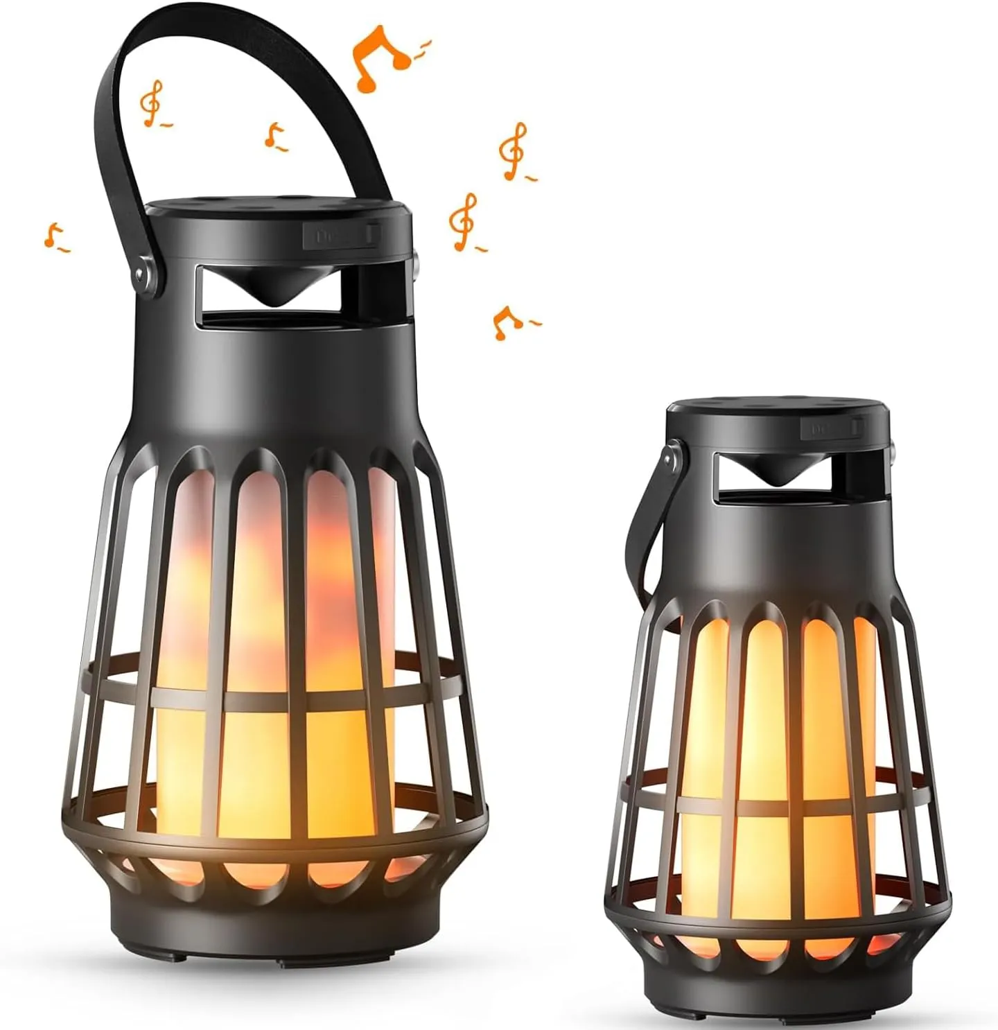 LED Camping Lantern with Speaker White Noise Rechargeable Lanterns Lightweight Waterproof Outdoor Portable Lights with 2 Modes Tent Lights for Indoor, Outdoor, Camping, Hiking USB Cable Included