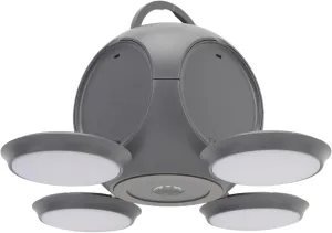 LED Tent Light, Foldable 4-Blade Camping Light for Hiking