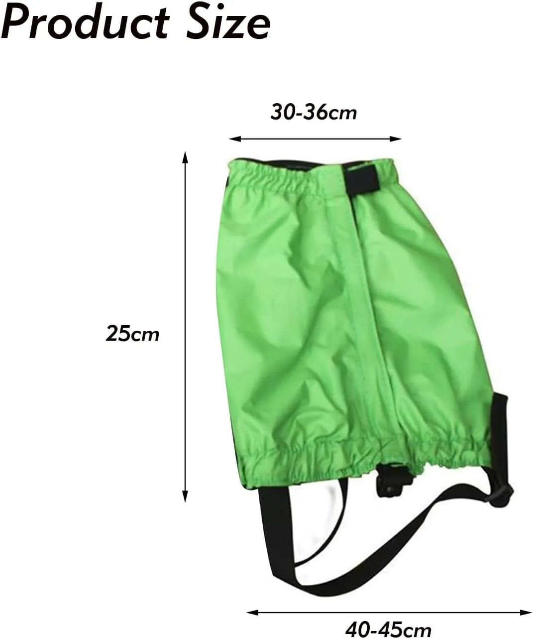 Leg Gaiters,Outdoor Gaiter,Lightweight Low Shoe Gaiters,Adjustable Size Leg Gaiters,Waterproof Sports Hiking Gaiters(1 Pair)