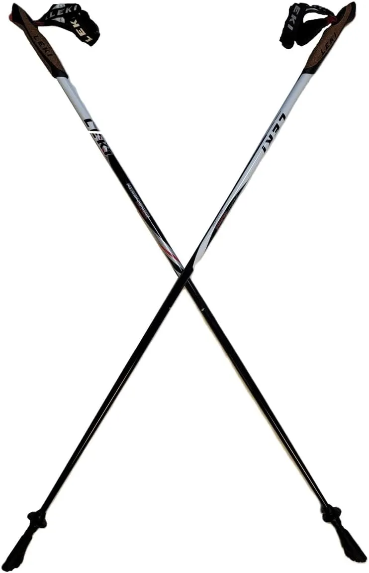 LEKI Nordic Walking Response Titanium Black/White 115cm