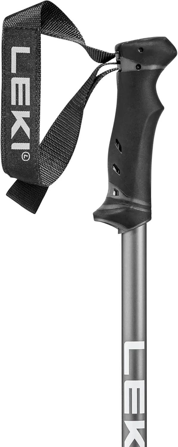 LEKI QNTM Lightweight Aluminum Ski Poles for Downhill Skiing