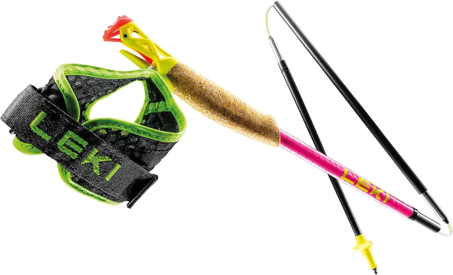 LEKI Ultratrail FX.One Superlite Carbon Collapsible Lightweight Trekking Poles for Hiking & Trail Running