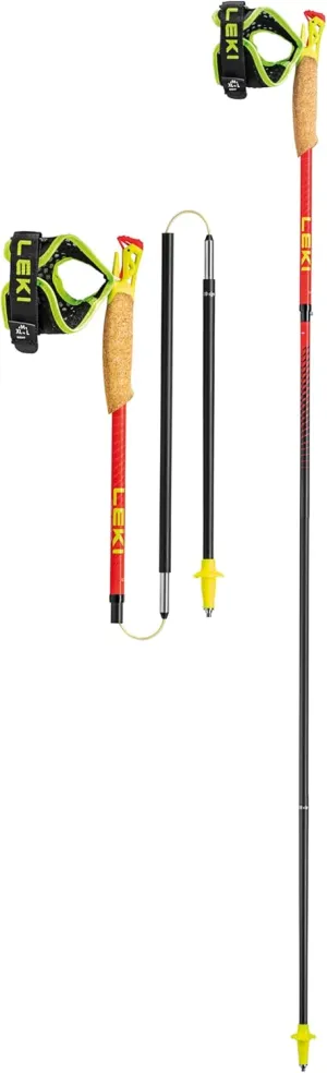 LEKI Ultratrail FX.One Superlite Carbon Collapsible Lightweight Trekking Poles for Hiking & Trail Running