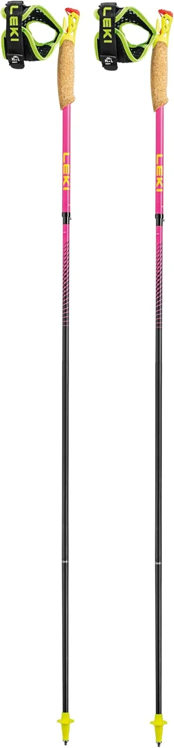 LEKI Ultratrail FX.One Superlite Carbon Collapsible Lightweight Trekking Poles for Hiking & Trail Running