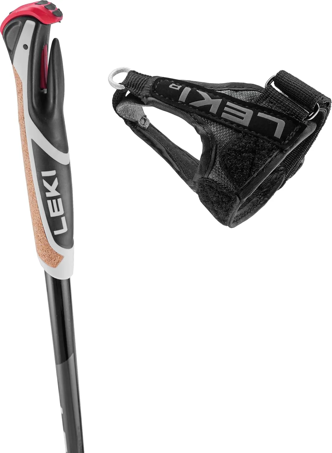 LEKI XTA 5.5 Lightweight Aluminum Cross-Country Ski Poles for Nordic Skiing