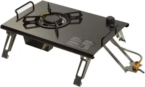 LHX Small Gas Stove Outdoor Camping Gas Stove Camping Desktop Folding Gas Stove