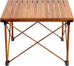 Liftable Camping Table Aluminum Alloy Picnic Table Ultralight Folding Camping Table Roll Up Table Top Multi-Purpose for Camp