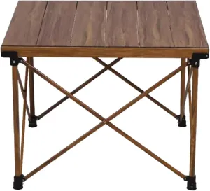Liftable Camping Table Aluminum Alloy Picnic Table Ultralight Folding Camping Table Roll Up Table Top Multi-Purpose for Camp