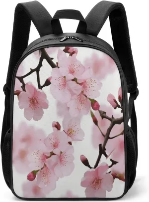 Lightweight Backpacks Cute Travel Bag Durable Beautiful Cherry Blossoms Printing Small Travel Backpack For Women & Men