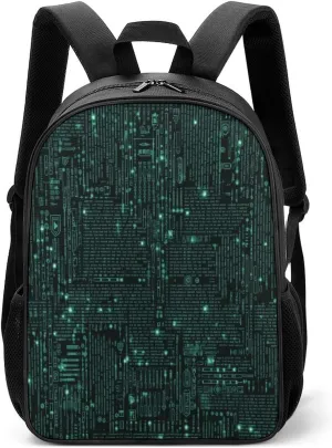 Lightweight Backpacks Cute Travel Bag Durable Hacker Printing Small Travel Backpack For Women & Men