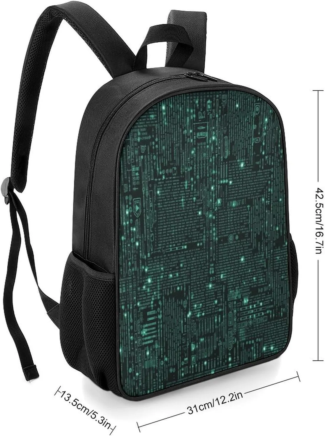 Lightweight Backpacks Cute Travel Bag Durable Hacker Printing Small Travel Backpack For Women & Men