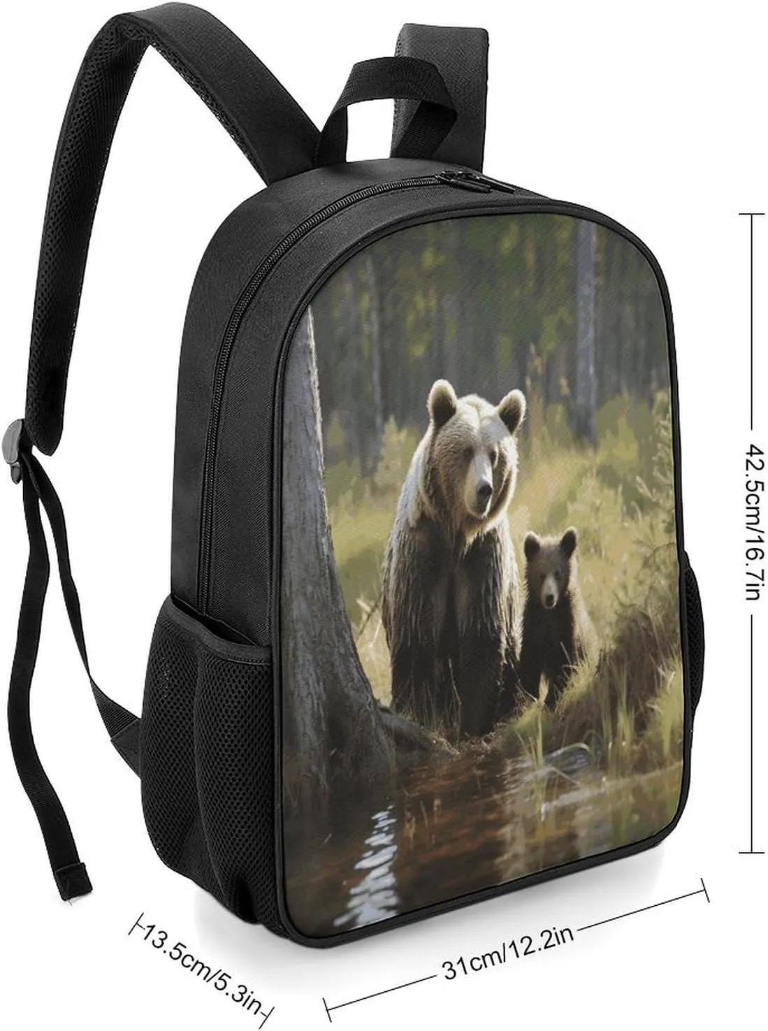 Lightweight Backpacks Cute Travel Bag Durable Mother Zoon Protect Printing Small Travel Backpack For Women & Men