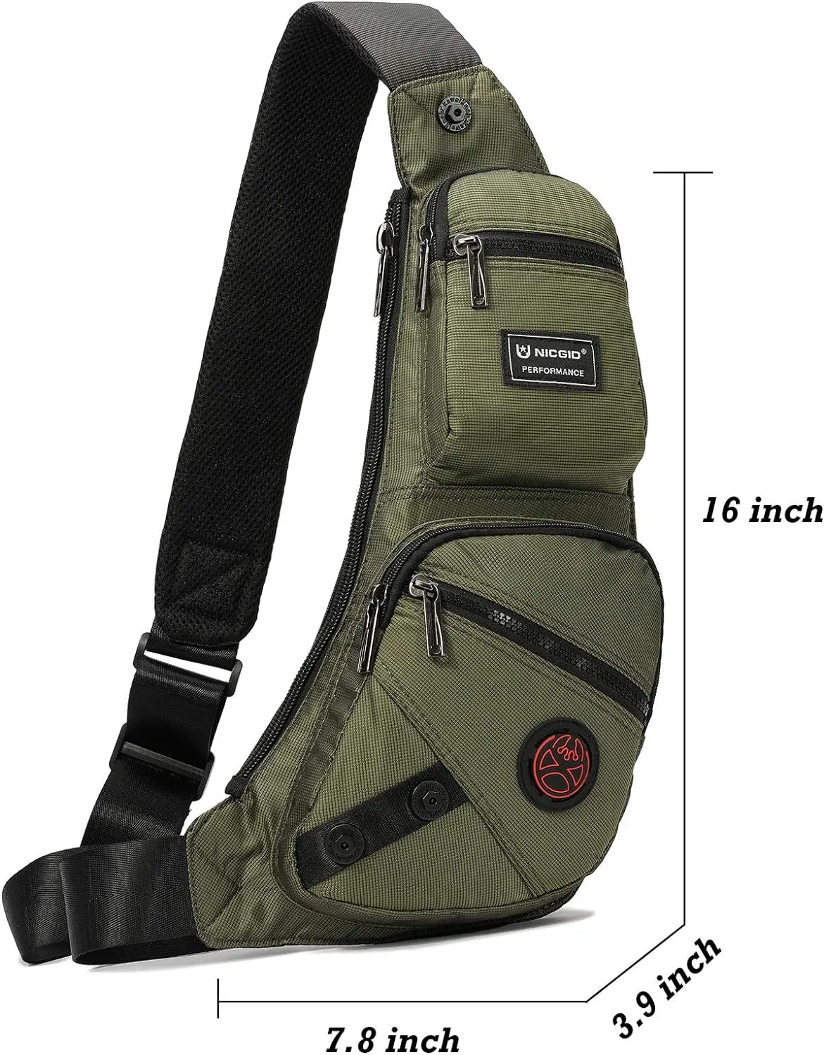 Lightweight Crossbody Sling Backpack