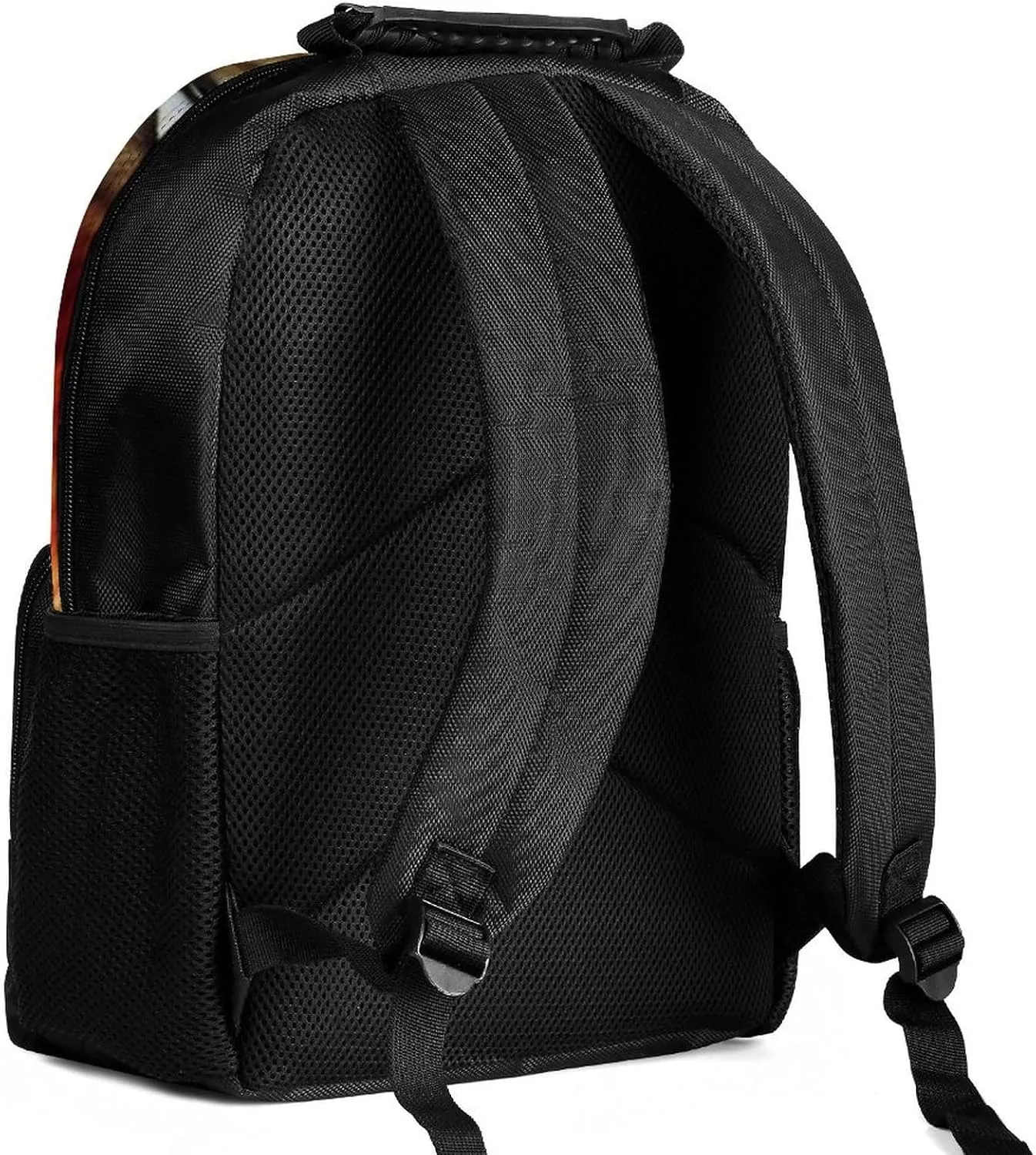 Lightweight Daypack Backpack for Trekking Work Running - Big Capacity Multipurpose Anti-Theft Bookbag, Cool Lion Blue And Red Fire Surreal Style Art Business Computer Bag